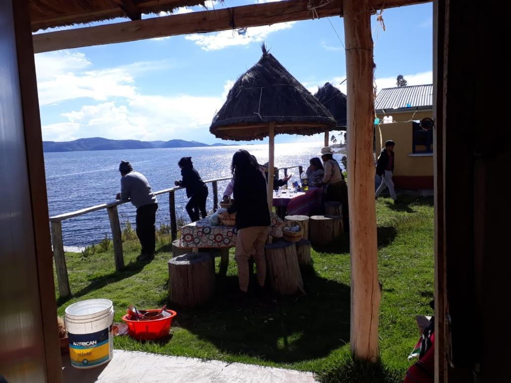 Отель Hostal Luna Del Titikaka En Isla De La Luna Bolivia Экстерьер фото