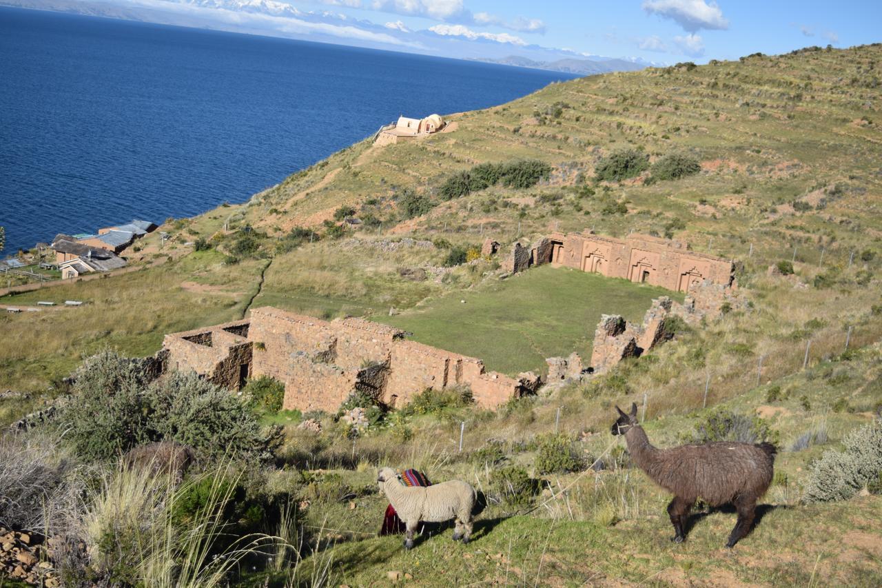 Отель Hostal Luna Del Titikaka En Isla De La Luna Bolivia Экстерьер фото